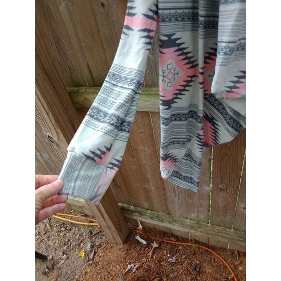 cardigan sweater southwestern pattern women's large - Picture 3 of 4